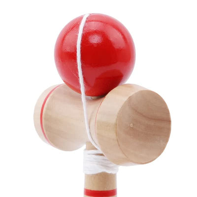 Cup and Ball Wooden Kendama Ball (Japanese Traditional Game Balance Skill Toy)