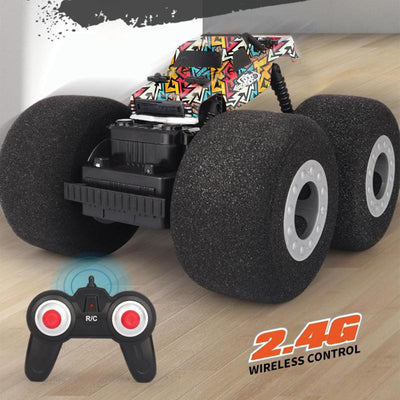 Diecast RC Soft Wheel Stunt Car | 1:14 Scale Model