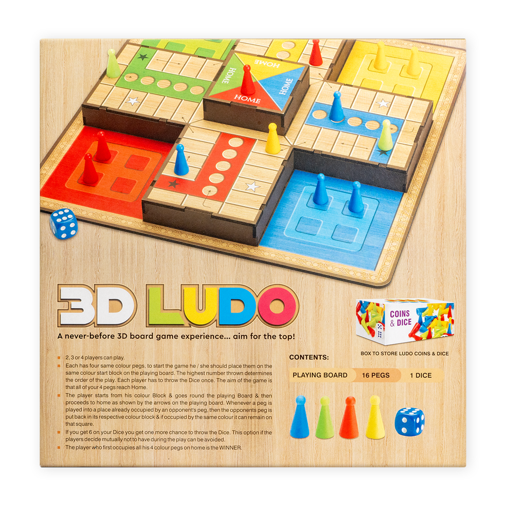 Return Gifts (Pack of 3,5,12) 3D Ludo