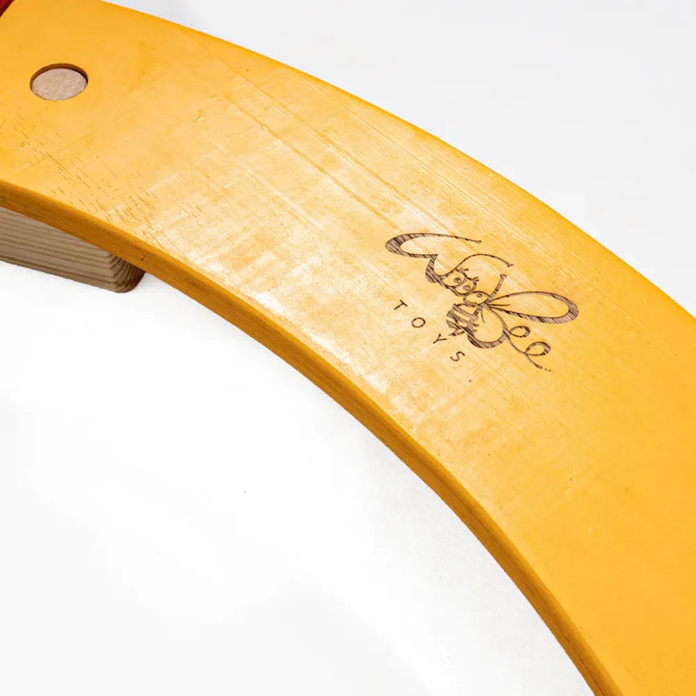 WoodBee Toy's Natural Wood Balance Beam (2-5 Years)
