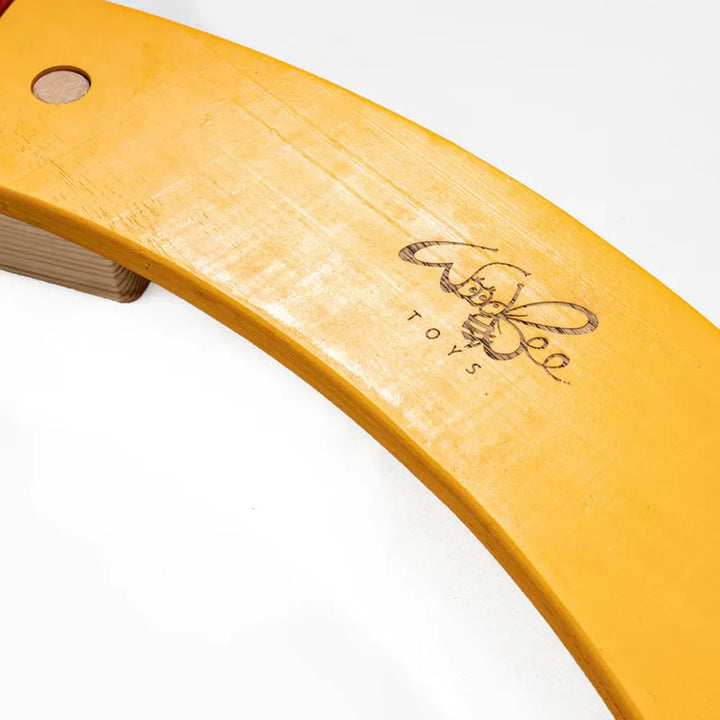 WoodBee Toy's Natural Wood Balance Beam (2-5 Years)