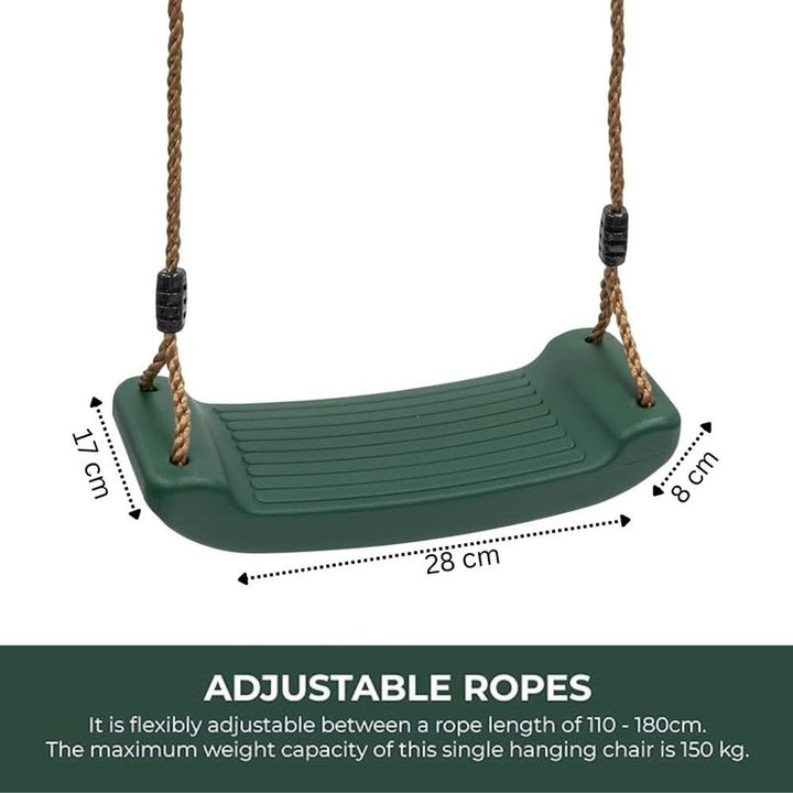 Kids Plastic Swing Seat With Height Adjustable Rope (3-8 Years)