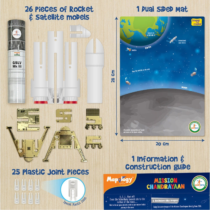 Mapology Mission Chandrayaan Map Puzzle Game