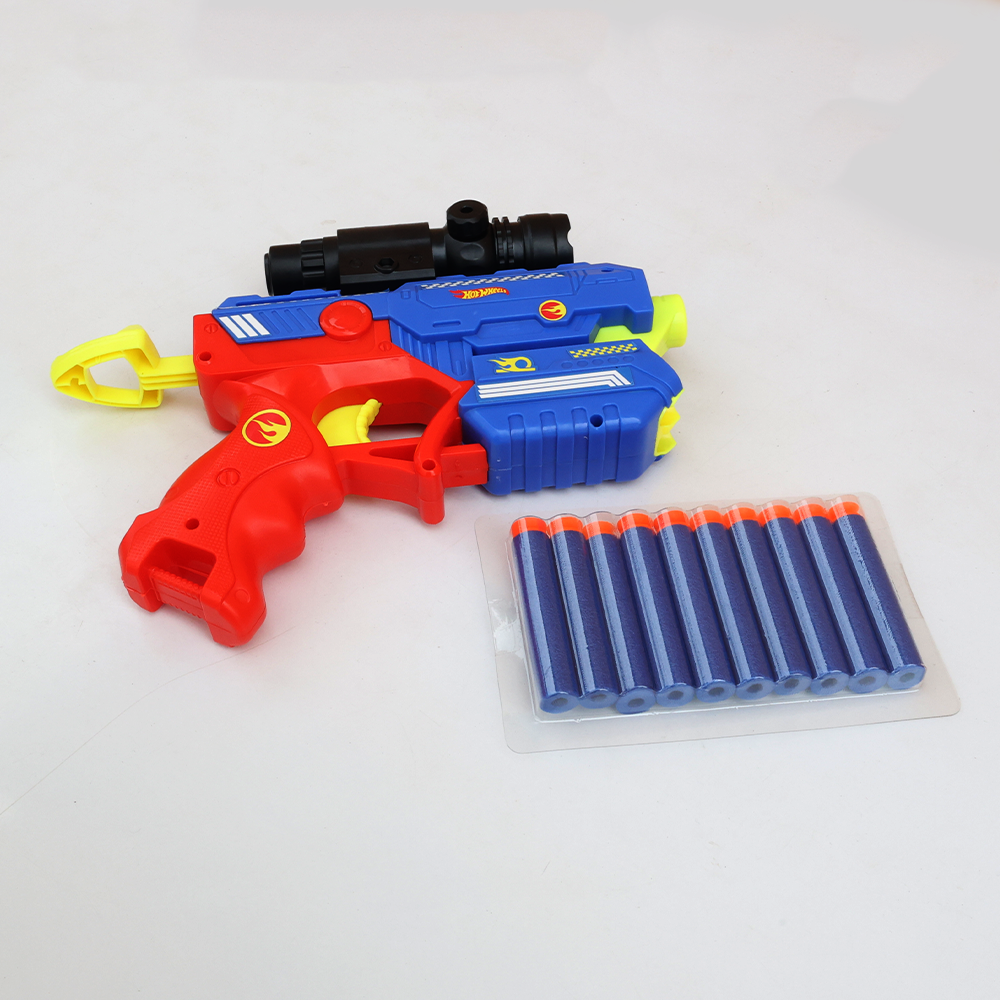 Hot Wheels Thunder Storm Blaster with Laser Pointer & 10 EVA Darts (4-8 Years)