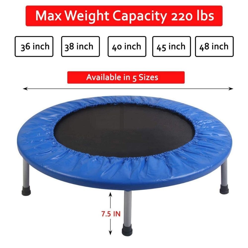 Portable Trampoline with Safety Pad