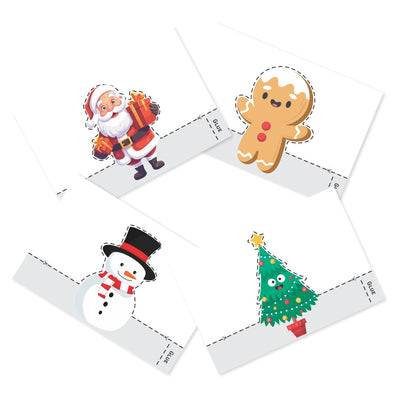 Christmas Characters Puppet Making Activity