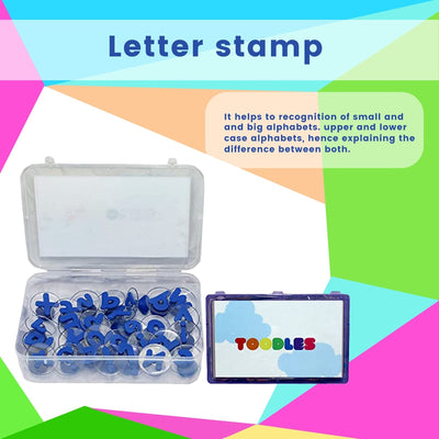 Learnings Small Letter Stamps Skill Developmental Kids Learning Toys for Kids (Small Letter Stamps Skill)