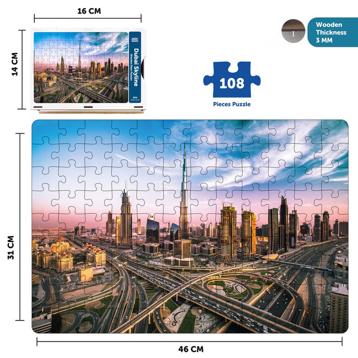 Dubai Skyline Puzzle (108 Piece)