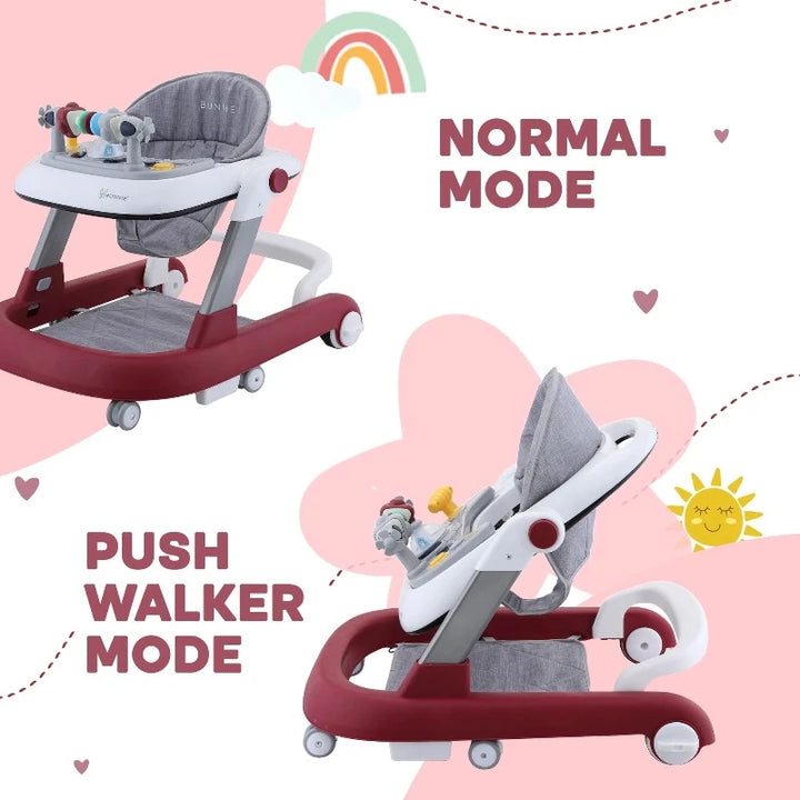 Iro Baby Walker with 6-Point Height Adjustment Seat (9 Months to 1.5 Years)