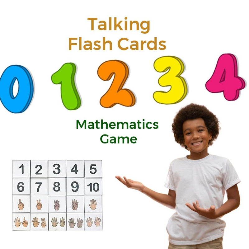 Learning Talking Flash Number Cards Learning Toys Kids, Educational Toddlers Toys, Preschool Montessori Toys and Birthday Gift for Kids, for Gifting