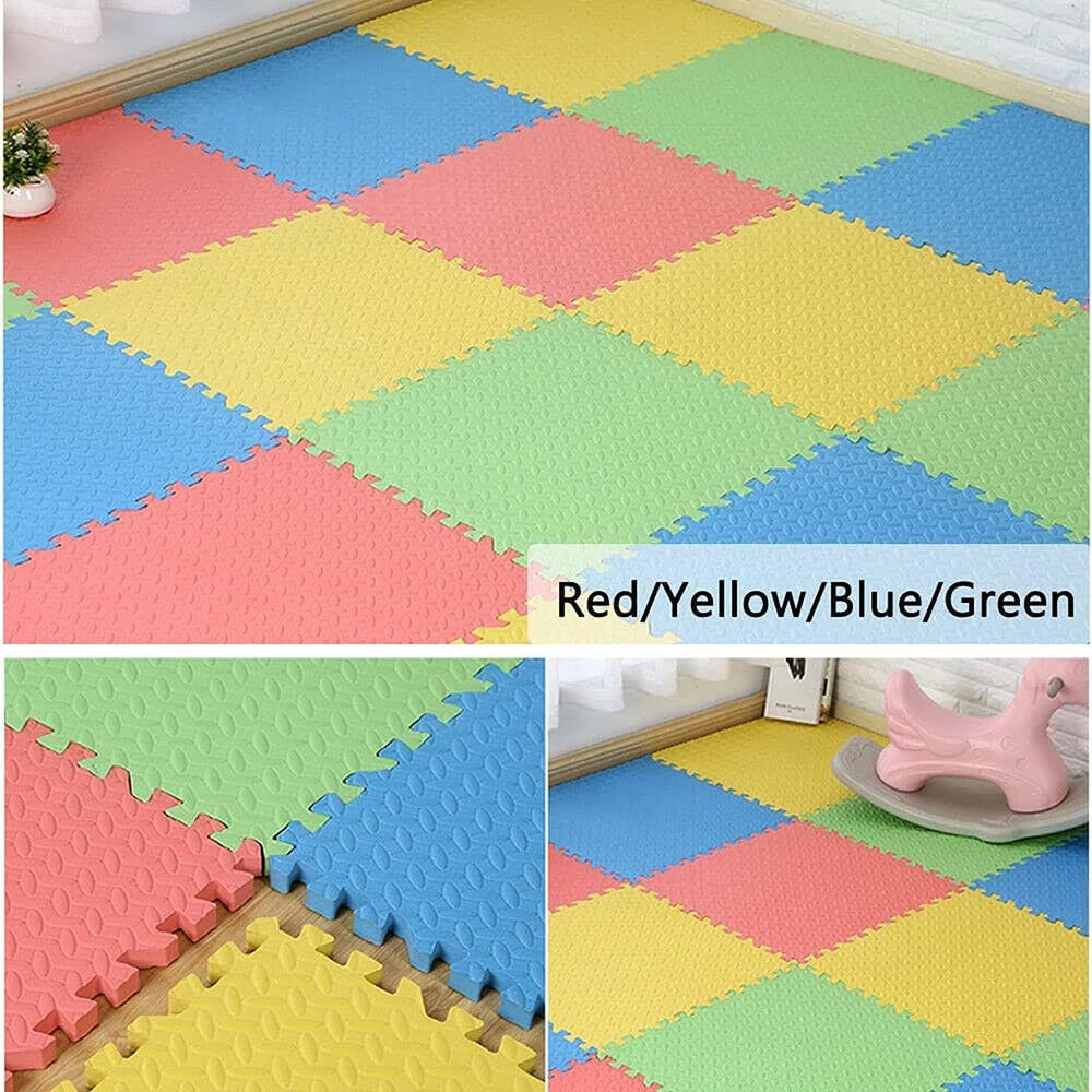 20mm Thick Interlocking EVA Foam Padding Kids Play Mat Kids - Multicolour