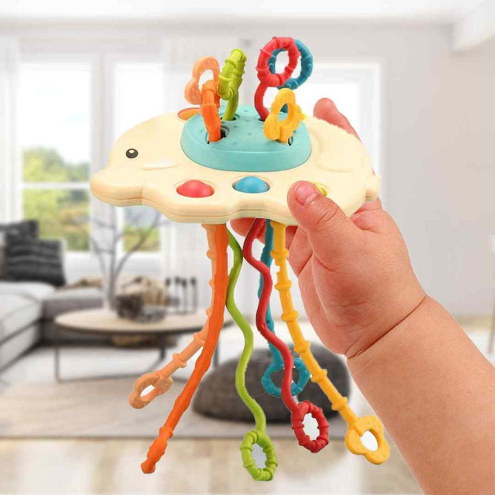 Kidology New Octopus Silicone Pulling Toy