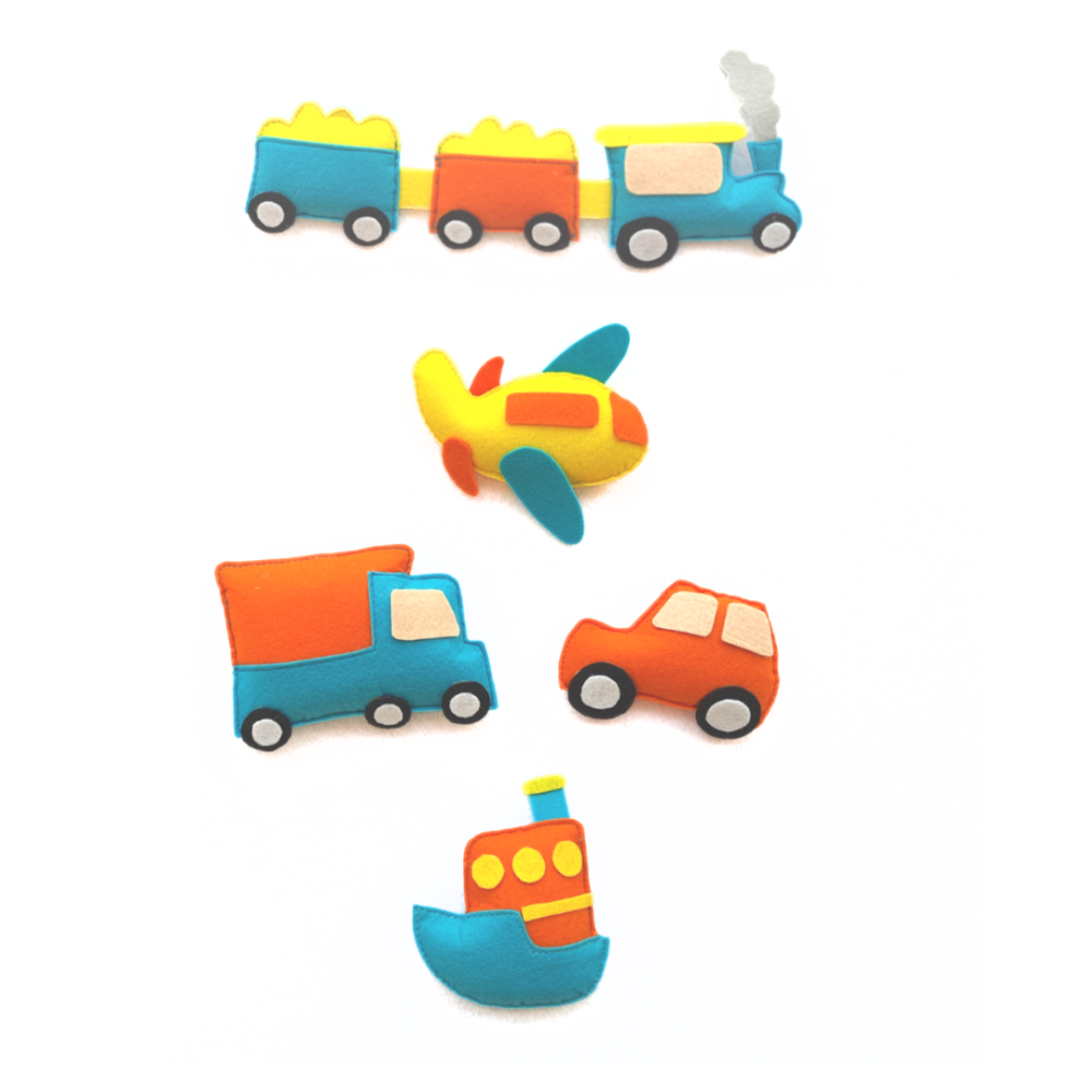 Transport Vehicles Playset (Set of 5)