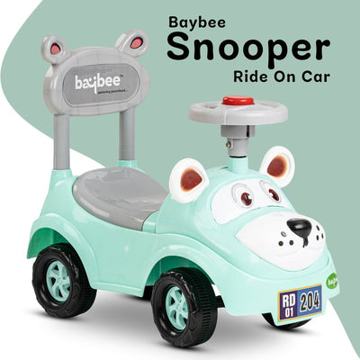 Snooper Ride on Baby Car for Kids, Baby Ride on Car with Music & Horn Button-Kids Ride On Push Car for Children | Ride on Toys Kids Baby Car | Ride on Car for Kids - COD Not Available