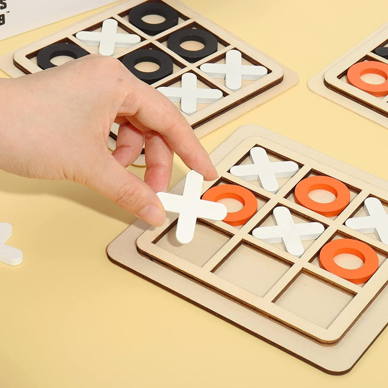 Wooden Tic Tac Toe Board Game