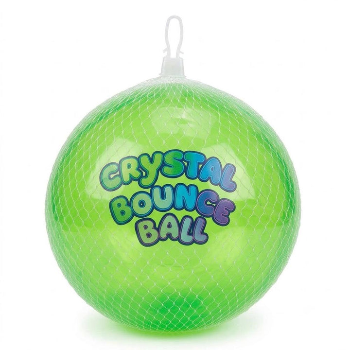 Crystal Bounce Ball for Kids | Bouncy Ball for Outdoor & Indoor Play - Green