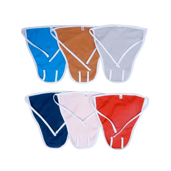 Zikku Washable Cotton Cloth Nappies for Newborn (Pack of 6) | 0-6 Months