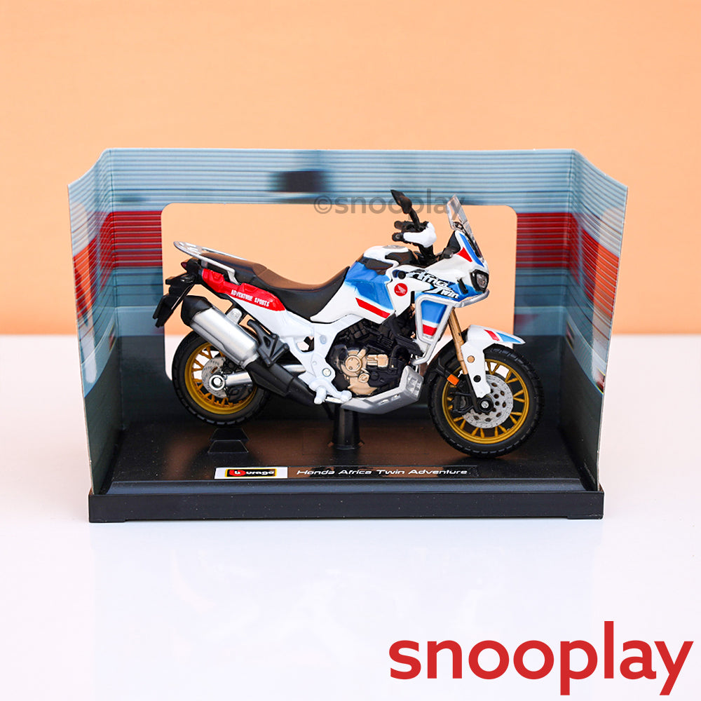 Original Licensed Honda Africa Twin Adventure Diecast Bike | 1:18 Scale (14 Years till Grown Ups)
