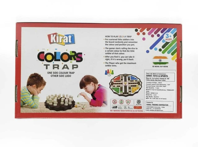 Kirat Colours Trap 2-in-1 Memory Game