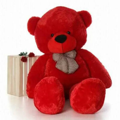 Red Teddy Bear Soft Toy (5 Feet)
