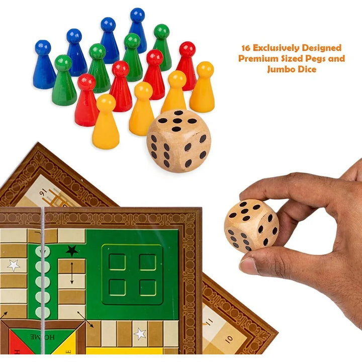 Toy Box by Ratna's Grand Ludo with Snakes & Ladders I Party & Fun Board Game