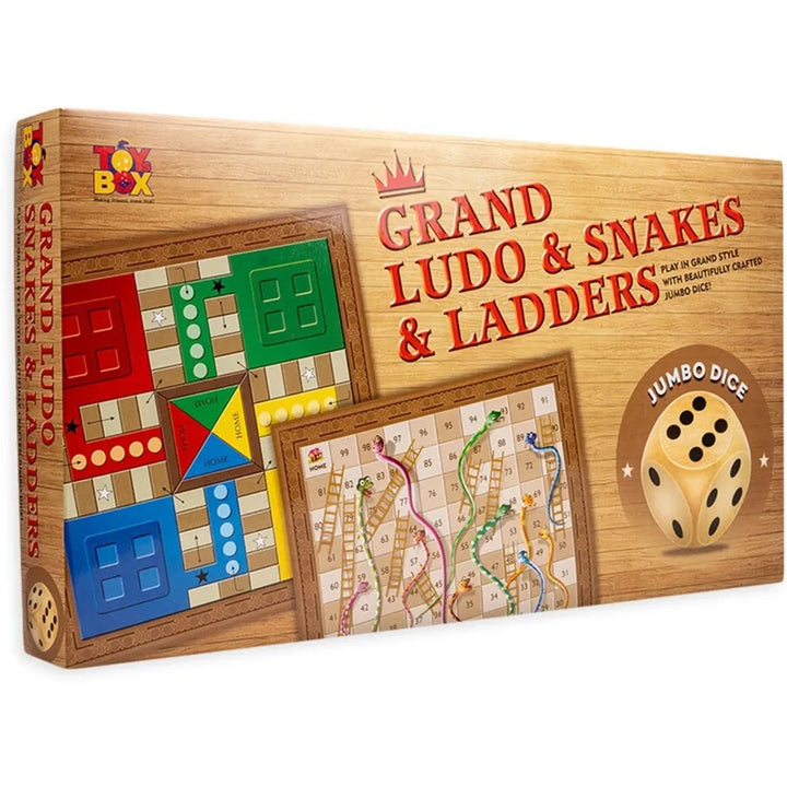 Toy Box by Ratna's Grand Ludo with Snakes & Ladders I Party & Fun Board Game