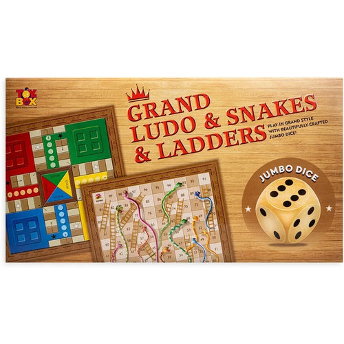 Toy Box by Ratna's Grand Ludo with Snakes & Ladders I Party & Fun Board Game