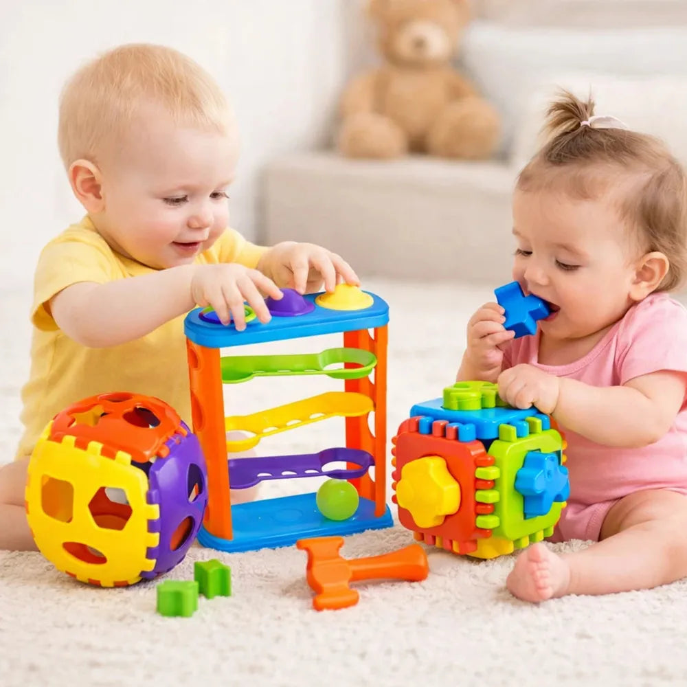 Ratna's Infants Gift Set 3 in 1 for Young Toddlers | Fun Learning Toys
