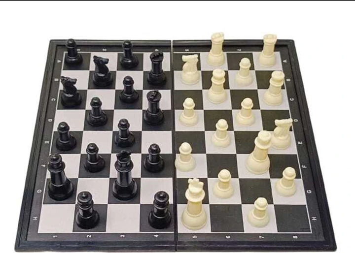 Ekta Magnetic Chess Board Game | Foldable Portable Chess Set | Strategy Game for Kids & Adults