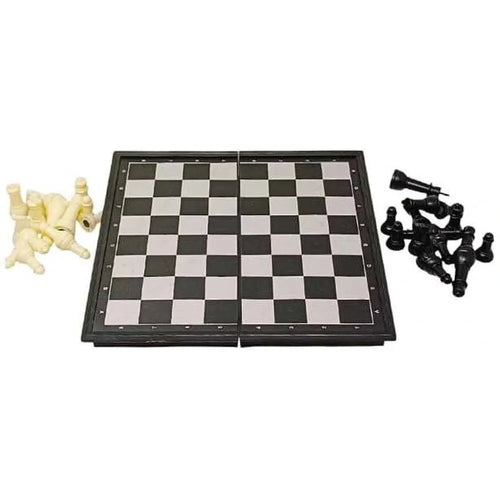 Ekta Magnetic Chess Board Game | Foldable Portable Chess Set | Strategy Game for Kids & Adults