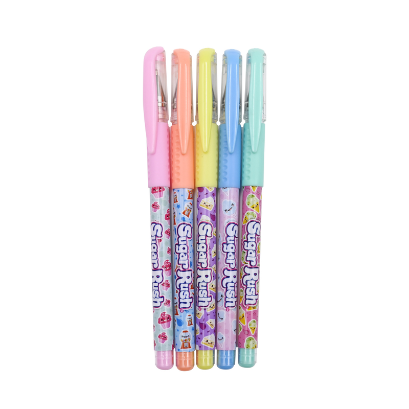 Sugar Rush Scented Pastel Gel Pens - Pack of 5