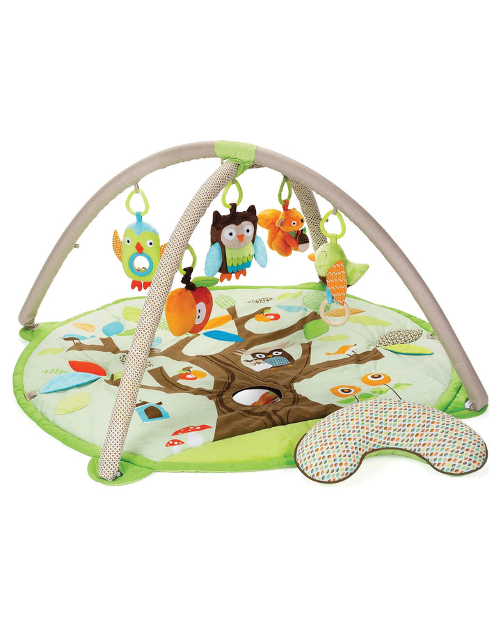 Skip Hop Treetop Friends Baby Activity Gym - Tummy Time, Overhead Play, Playmat | 17 Developmental Activities