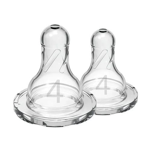 Dr. Browns Natural Flow Narrow Baby Bottle Silicone Nipple | Level 4 Fast Flow