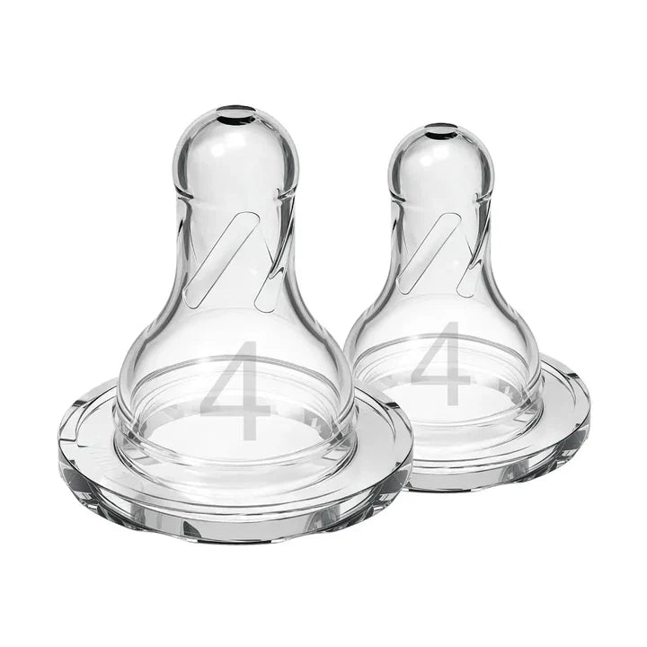 Dr. Browns Natural Flow Narrow Baby Bottle Silicone Nipple | Level 4 Fast Flow