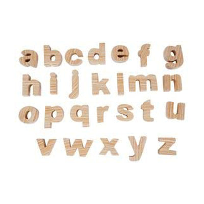 Educational Learning Combo Set Wooden Alphabets Uppercase, Lowercase & Numerical Numbers - (63 pieces)