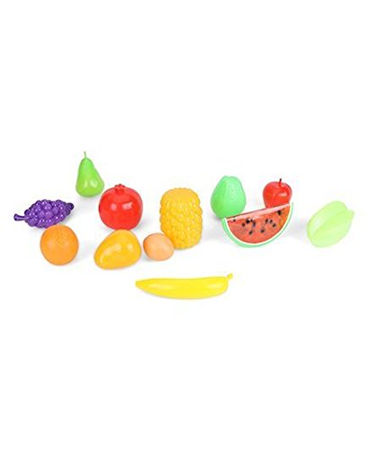 Ratna's 12 Pieces Fruit Basket Play Set | Multicolour