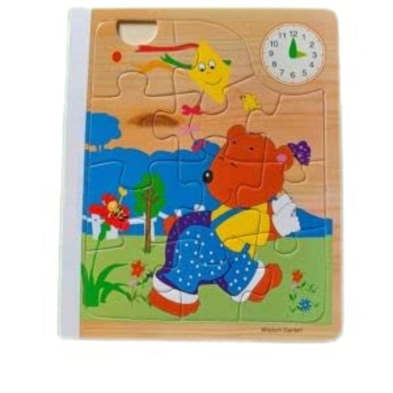 3 in 1 3D Animal Themed Book Puzzle for Toddlers