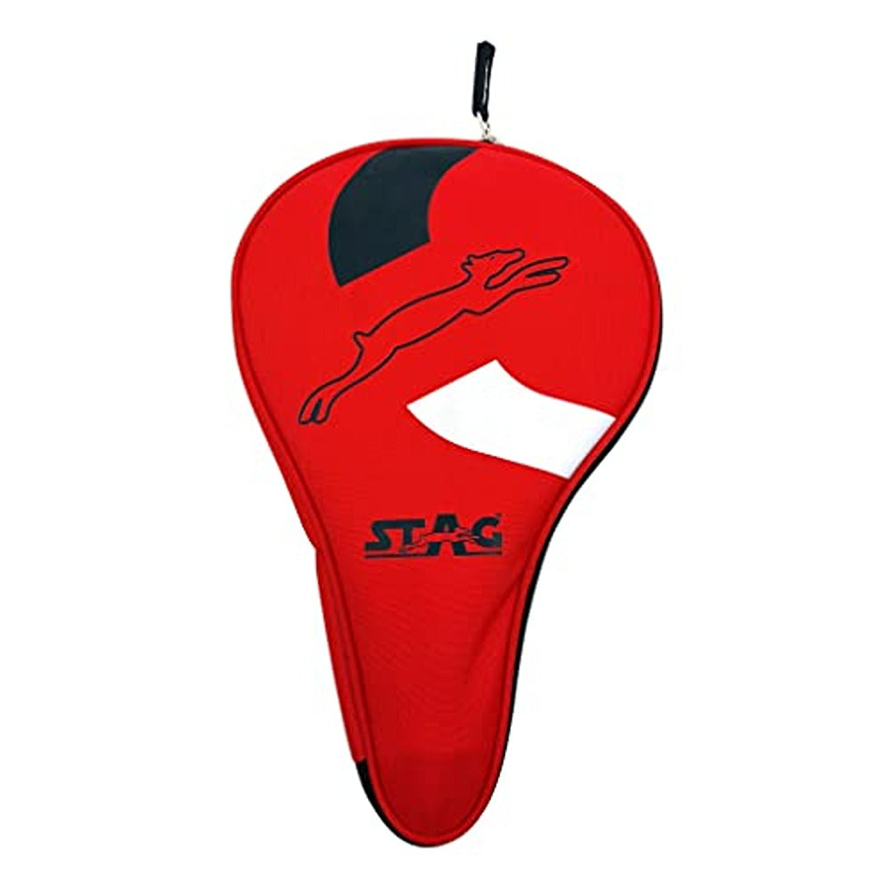 STAG ICONIC Premium Table Tennis Racquet Cover - Speed (Red)