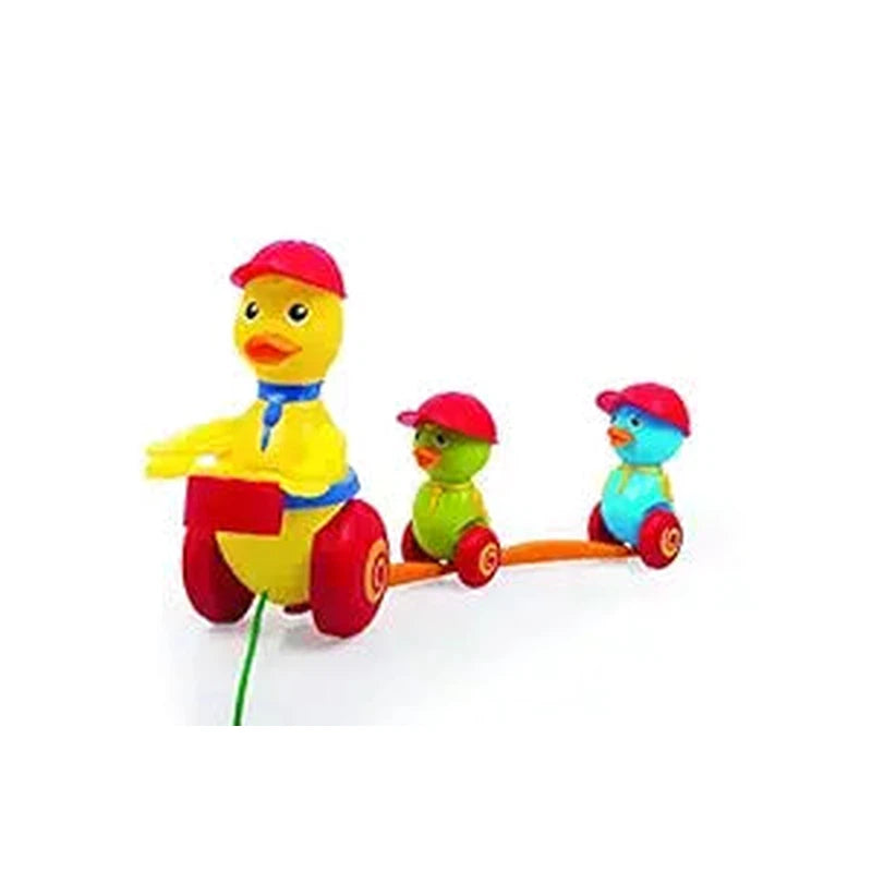 Original Funskool Giggles Duck Parade Pull Along Toy
