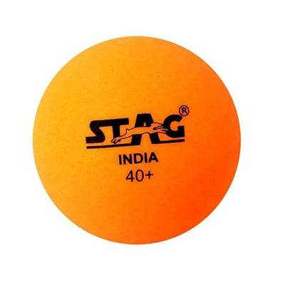 STAG ICONIC Seam Table Tennis Ball Pack of 6 (Orange)