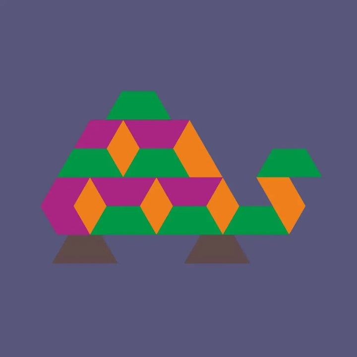 Toykraft Mosaic Pictures | Magnetic Tile Puzzle Game | Geometry & Creative Thinking