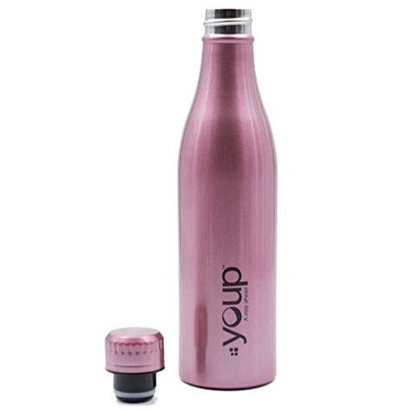 Youp Thermosteel Metallic Pink Color Bottle SPLASH802 - 800 ml