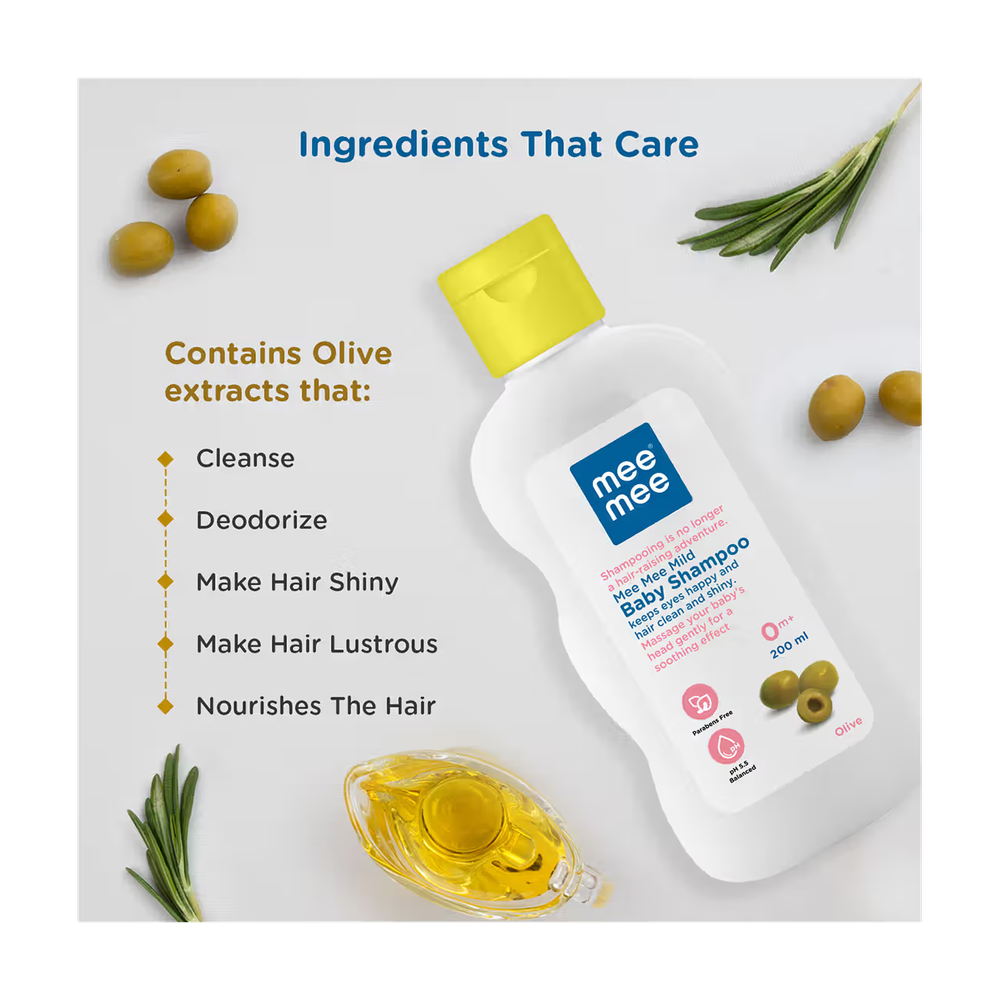 Mee Mee Gentle Baby Shampoo with Fruit Extracts - 200ml