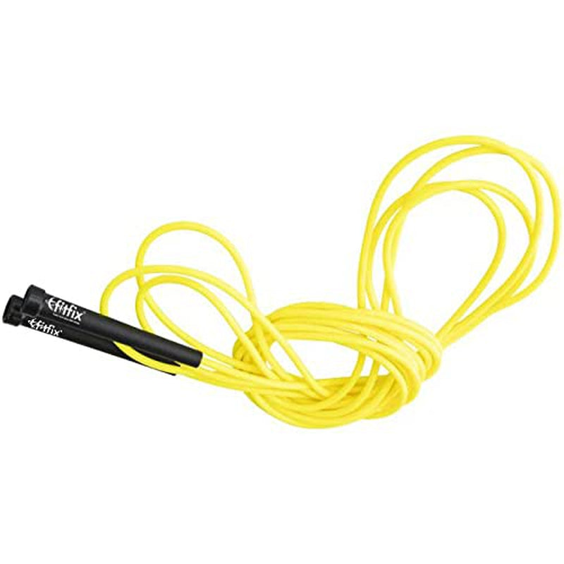 Fitfix Skipping Jump Rope (10 Feets) | Licorice Speed Jump Rope for 7 Years to Grown Ups (Pack of 3 Ropes) - Assorted Colors