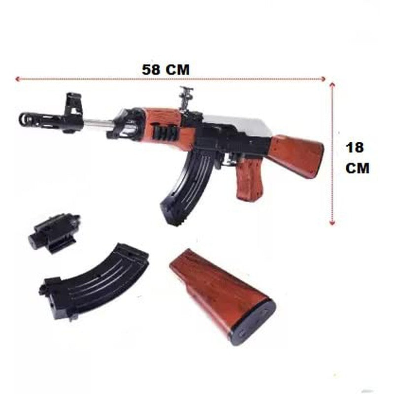 Launcher Toy Ak 47 for Kids with Laser Light and 500 Bullets Darts