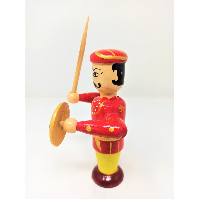 Wooden Toy Indian Warrior King Pretend Play (Available in Assorted Colours)