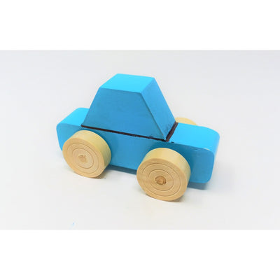 Wooden Toy Push & Go Car (Available in Assorted Colours)