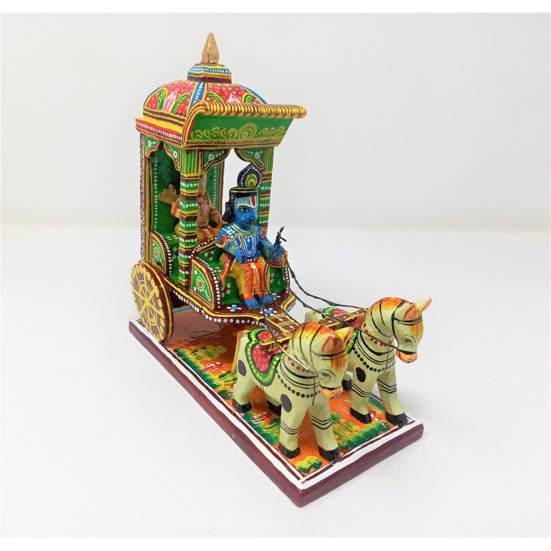 Shri Krishna - Arjun Rath - Pretend Play Story Telling Set ( Wooden )