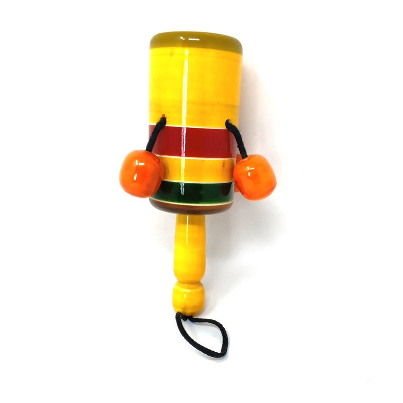 Wooden Tube Rattle ( Available In Assorted Colours )