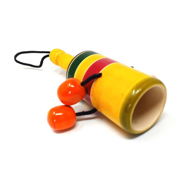 Wooden Tube Rattle ( Available In Assorted Colours )